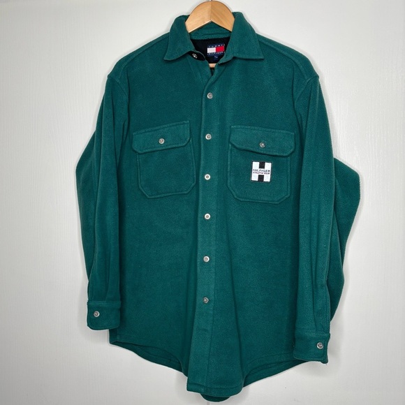 Tommy Hilfiger fleece button up - Picture 1 of 10